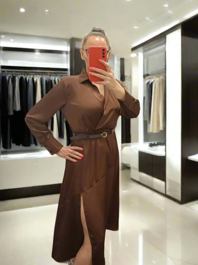 ALTAMIRA brown dress