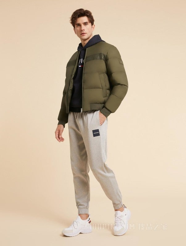 TOMMY HILFIGER green jacket for men 