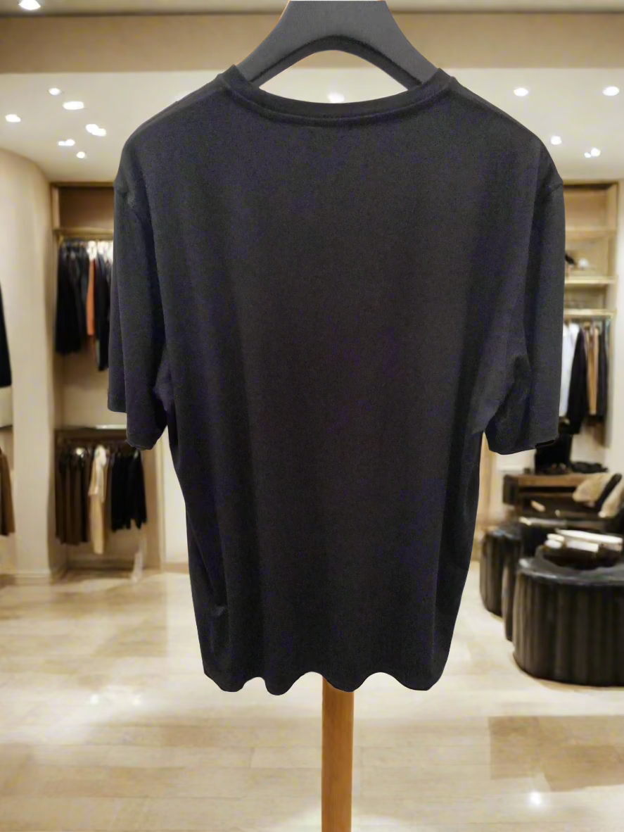 PEPPER UNISEX Daily Fit Black bamboo marškinėliai