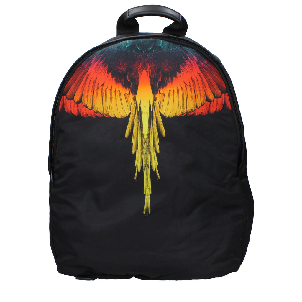 MARCELO BURLON universal black backpack