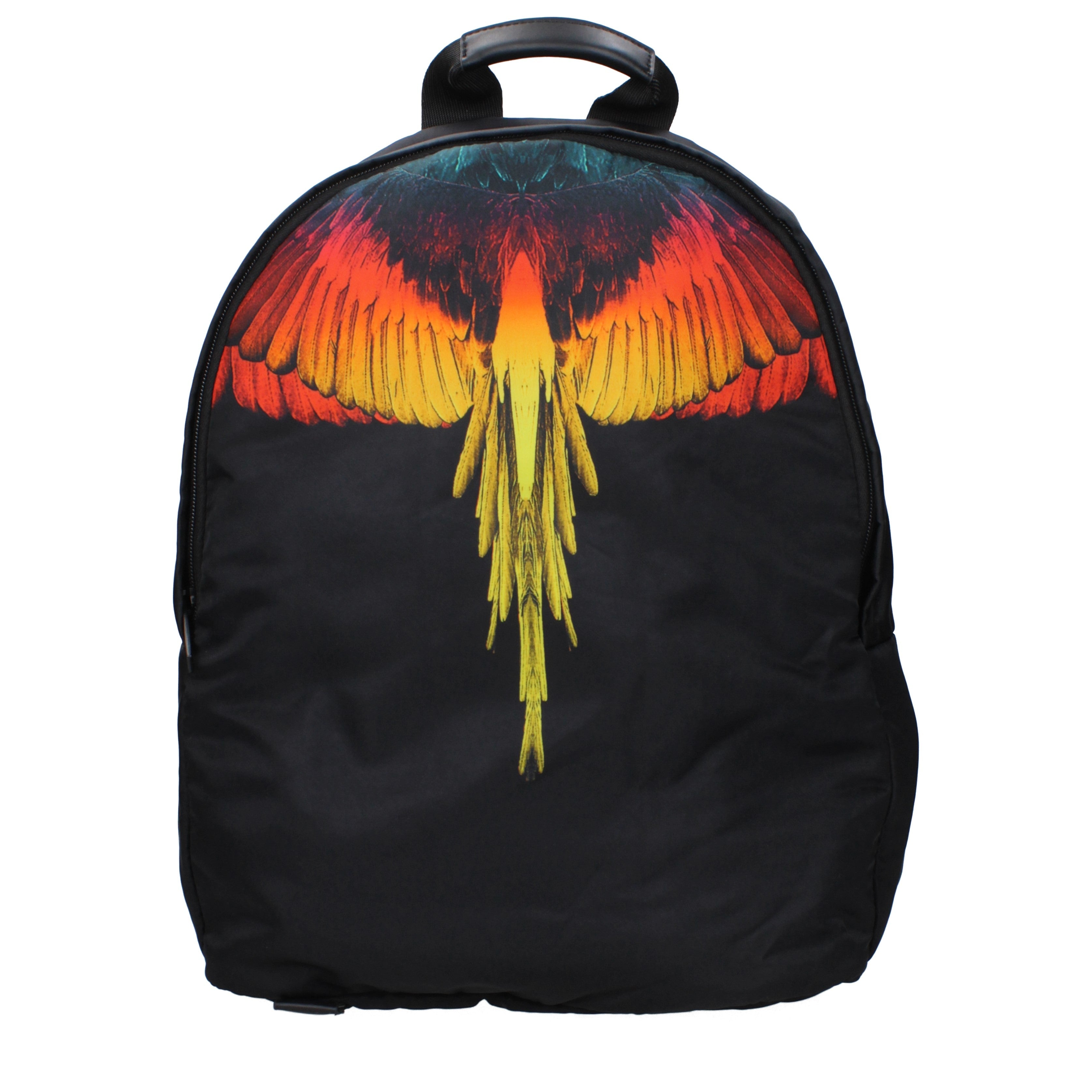 MARCELO BURLON universal black backpack