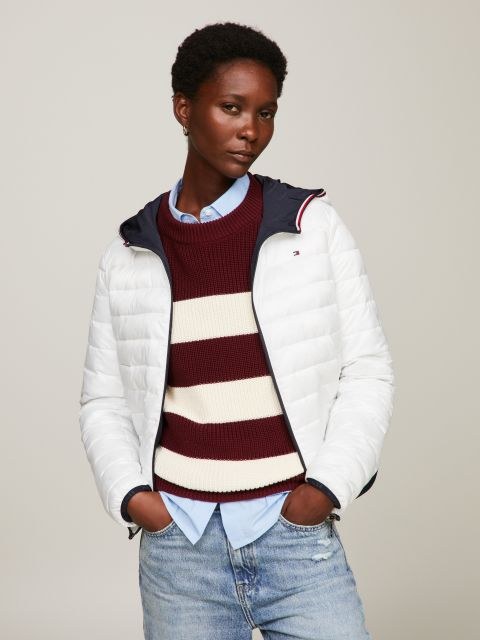TOMMY HILFIGER reversible jacket for women with hood