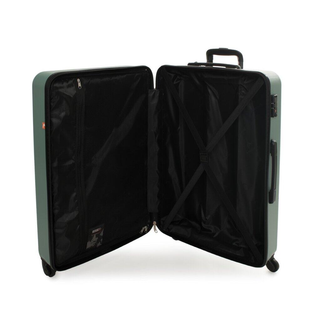 HEAD green suitcases