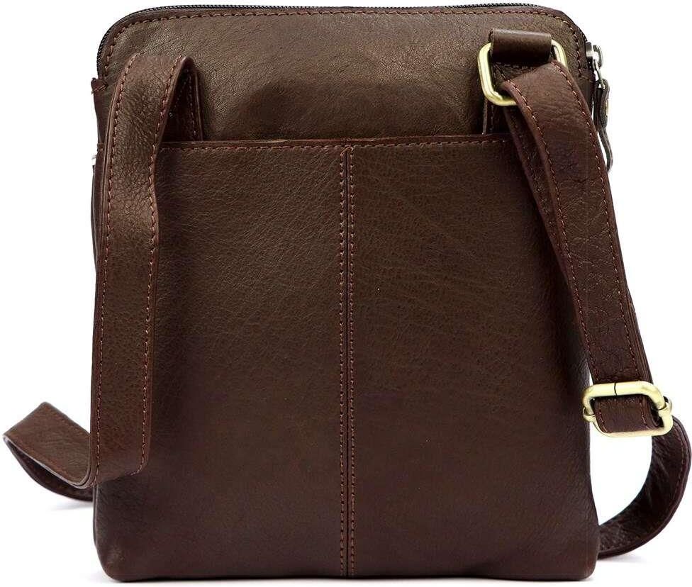Pierre Cardin brown genuine leather handbag for men