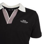John Richmond juodi polo marškinėliai vyrams