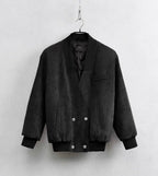 LUMINA juoda bomber striukė moterims