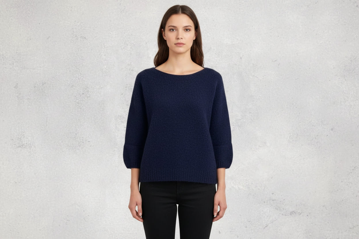 Altamira mėlynas megztinis moterims