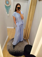 ALTAMIRA blue blouse for women