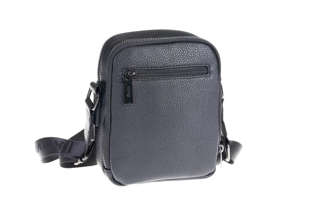 Kevin Jeans black eco leather handbag for men
