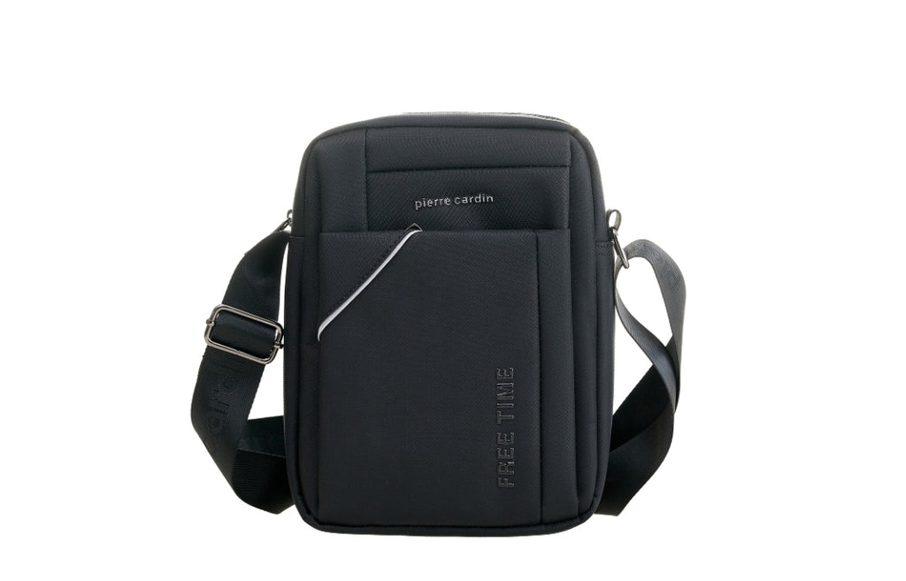 Pierre Cardin juoda eko odos rankinė vyrams