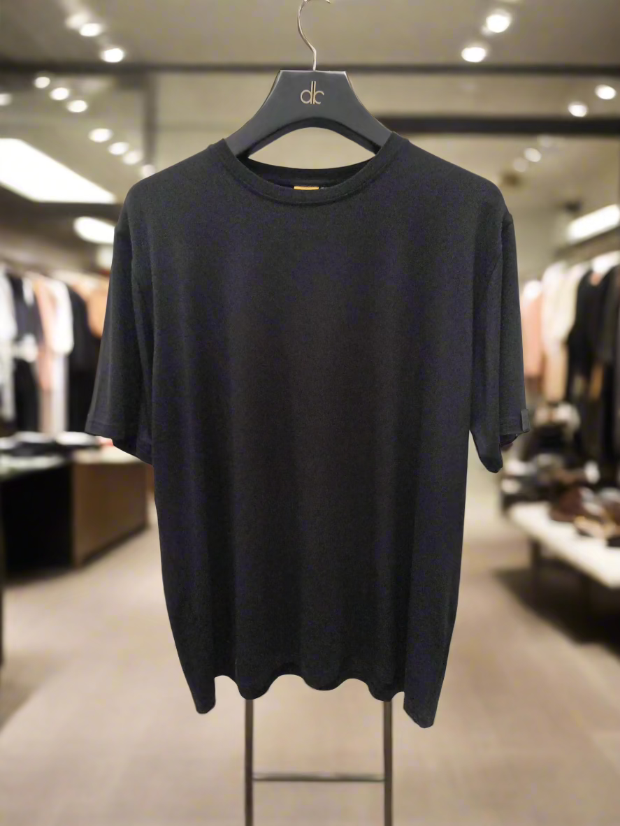 PEPPER UNISEX Daily Fit Black bamboo marškinėliai