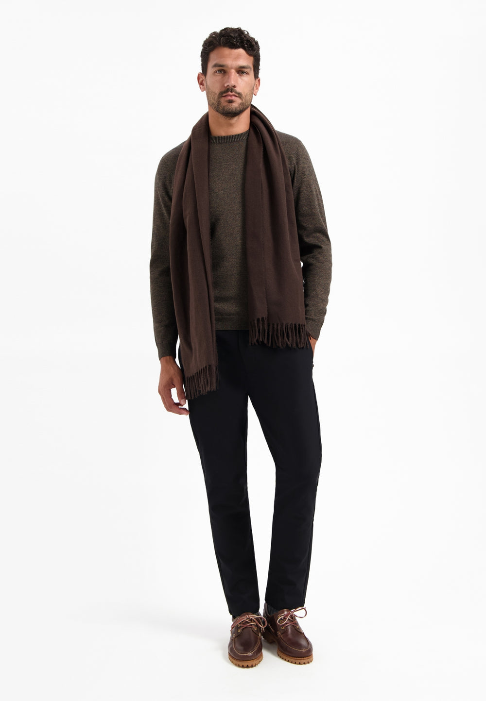 FRILIVIN light brown sweater for men