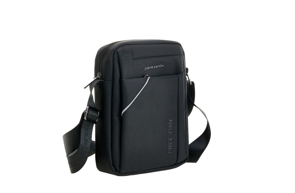 Pierre Cardin juoda eko odos rankinė vyrams