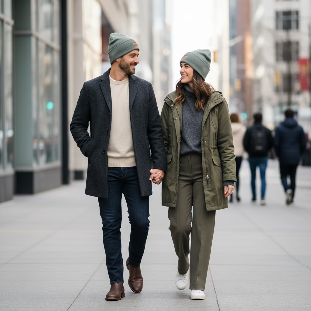 PEPPER UNISEX Fleece khaki hat