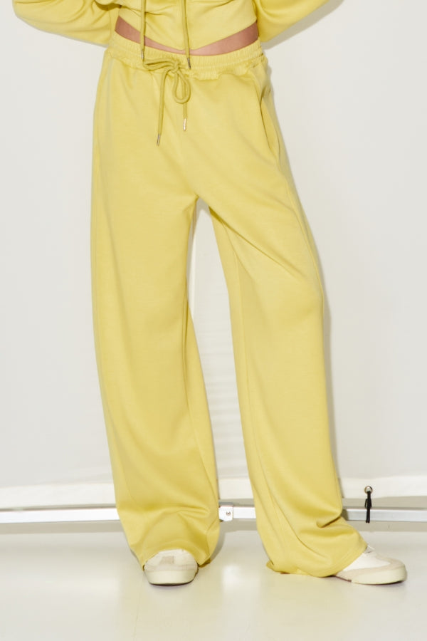 Lumina geltonos laisvalaikio kelnės