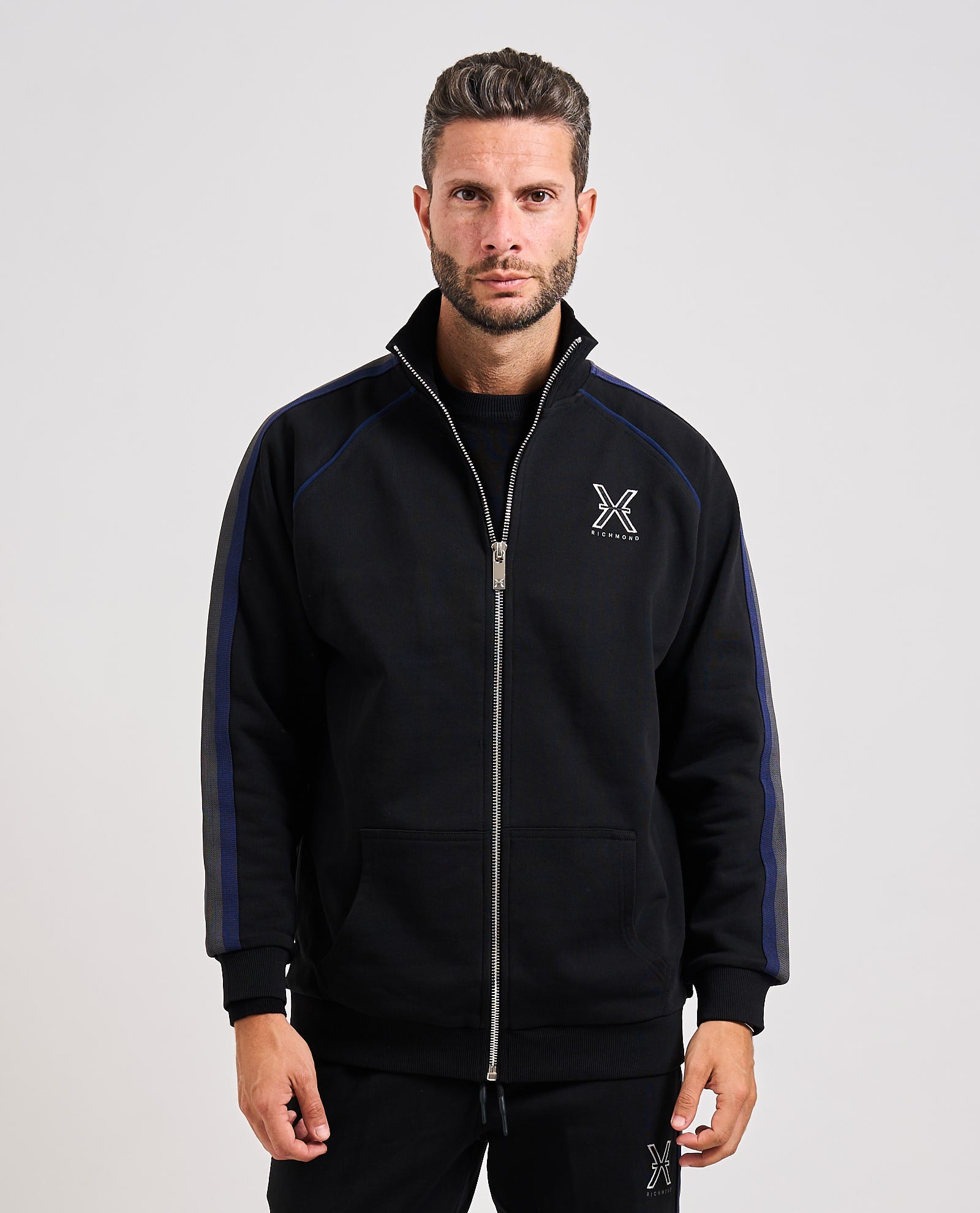 Richmond casual zip-up sweater