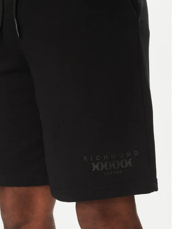 John Richmond black casual shorts for men