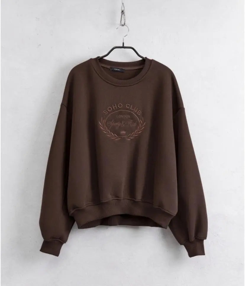 LUMINA rudas džemperis moterims