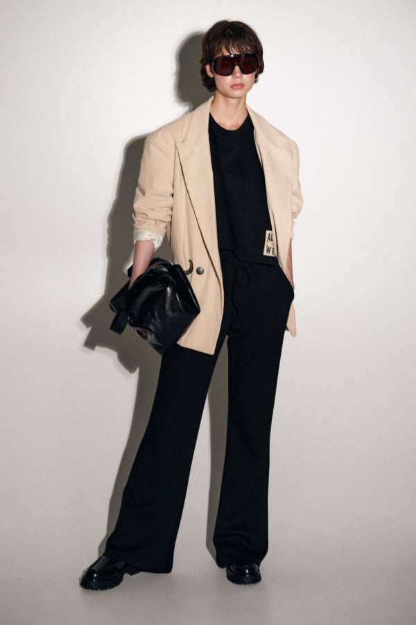 Lumina crop top juodi marškinėliai