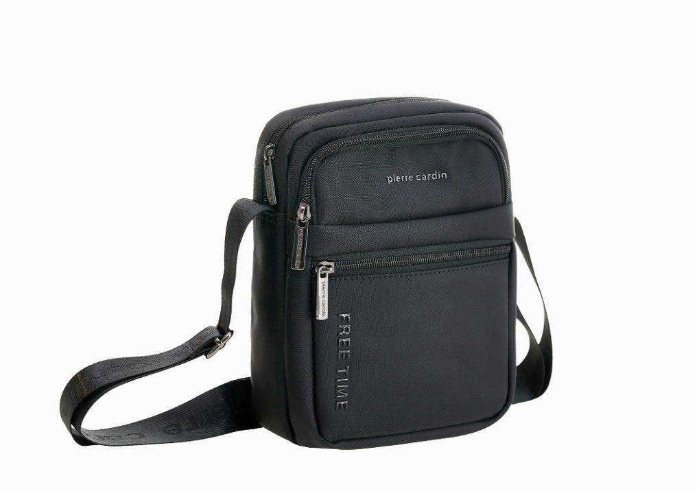 Pierre Cardin juoda eko odos rankinė vyrams