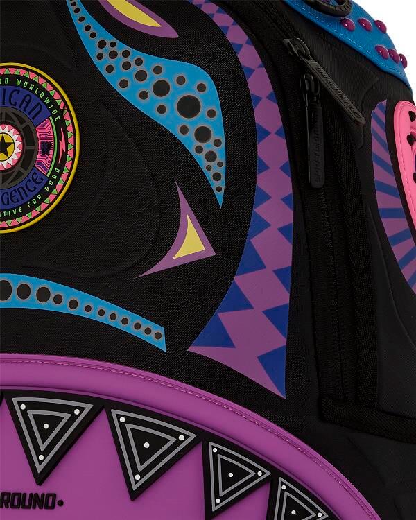 SPRAYGROUND AI Purple Wonderland universal backpack