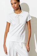 LUMINA white t-shirt for women