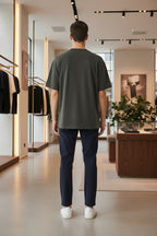 FRILIVIN gray oversized t-shirt for men