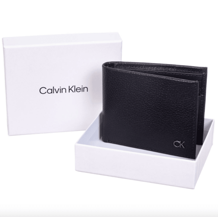 CALVIN KLEIN juoda piniginė vyrams