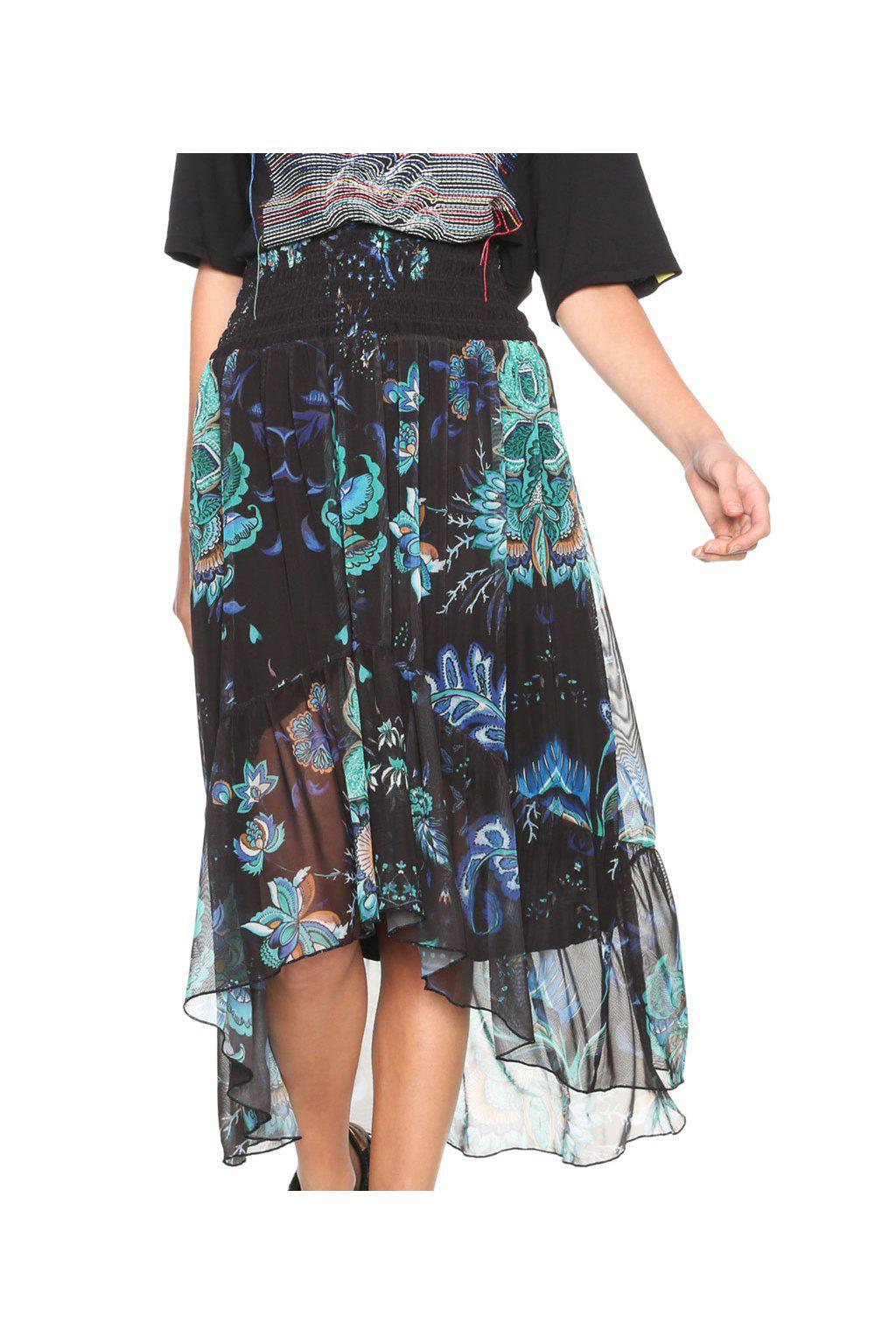 DESIGUAL margas sijonas