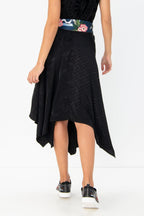 DESIGUAL raštuotas ilgas sijonas