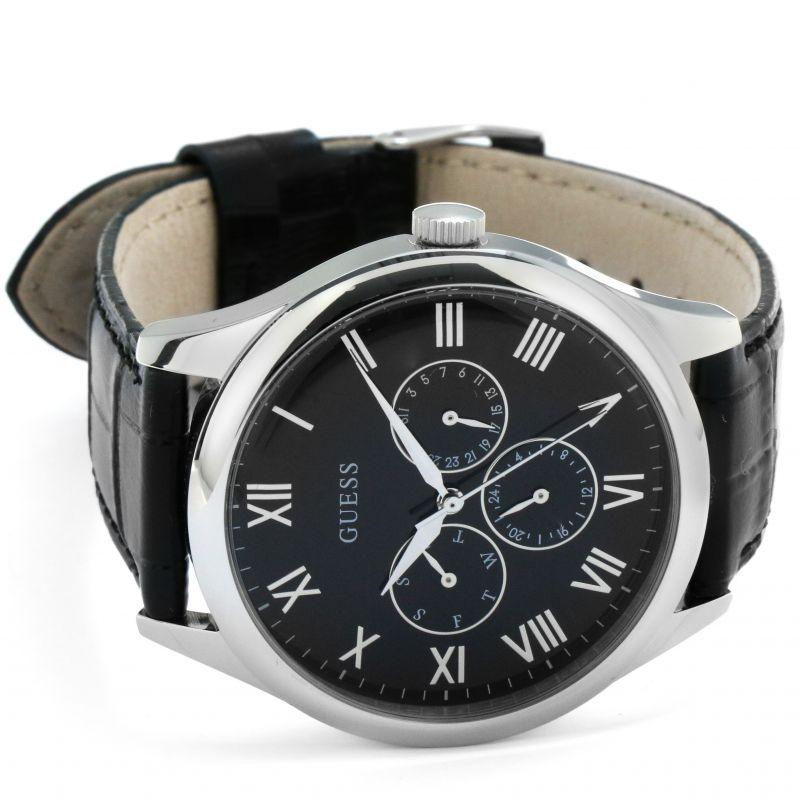 GUESS juodas laikrodis vyrams