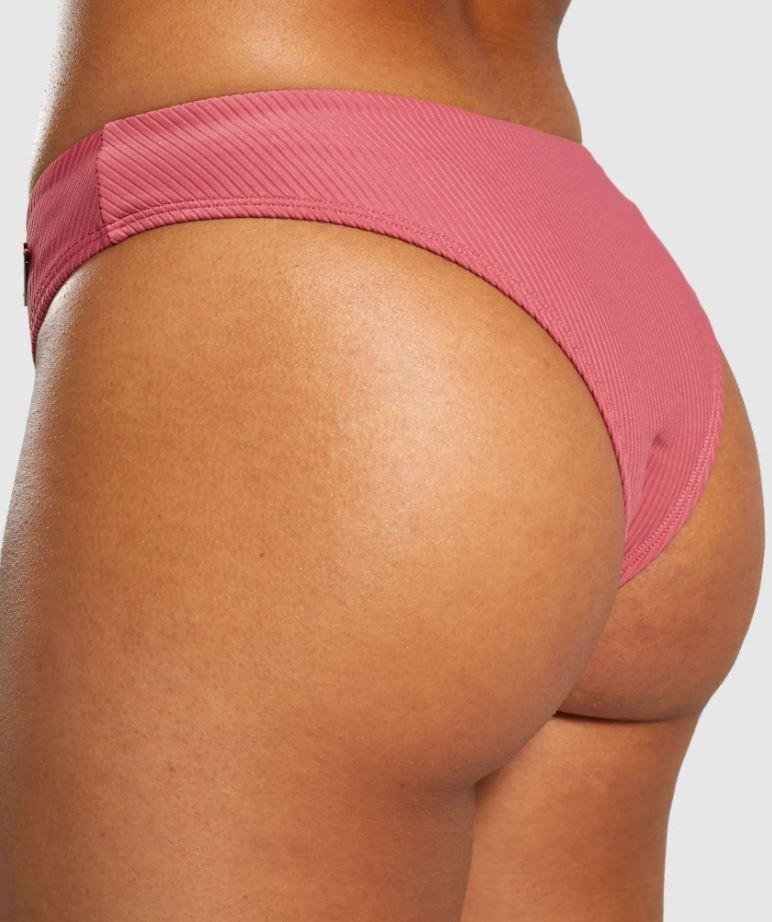 Gymshark essence bikini rožinės maudymosi kelnaitės