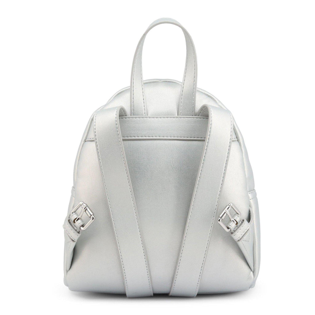 LOVE MOSCHINO sidabro spalvos maža kuprinė