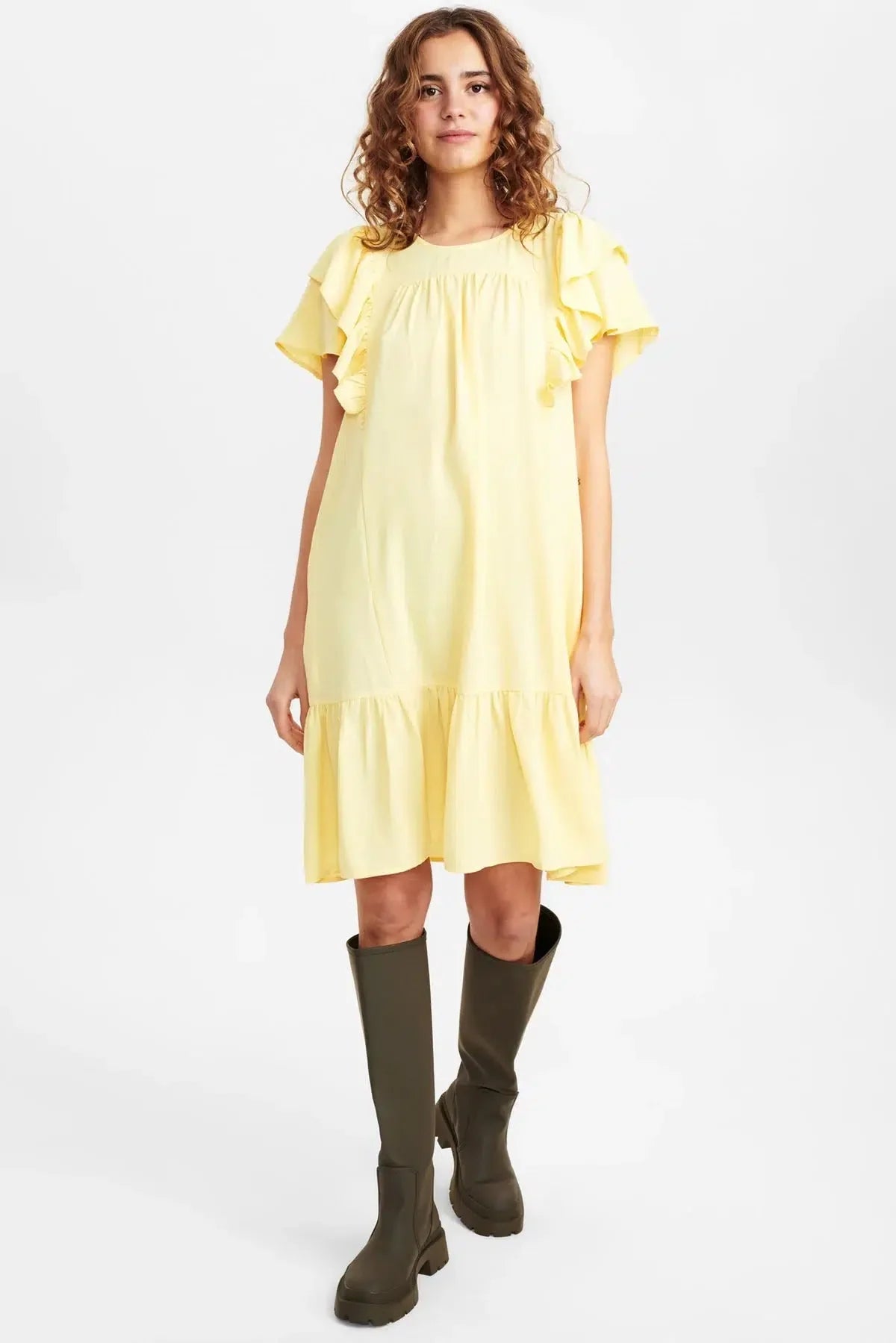NUMPH geltona suknelė