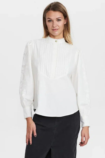 Numph balti marškiniai moterims