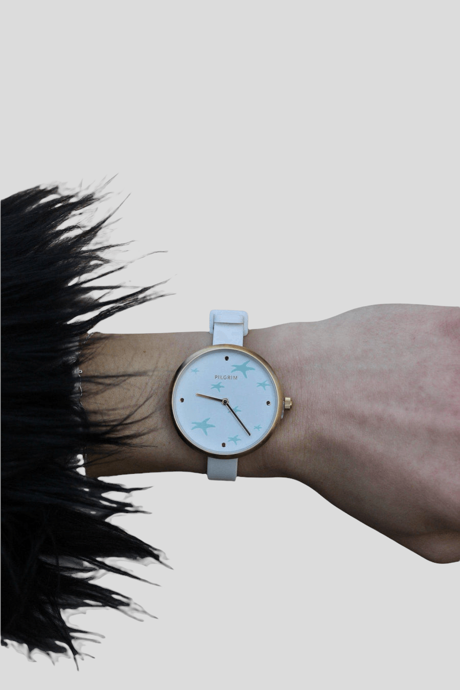 PILGRIM baltas laikrodis